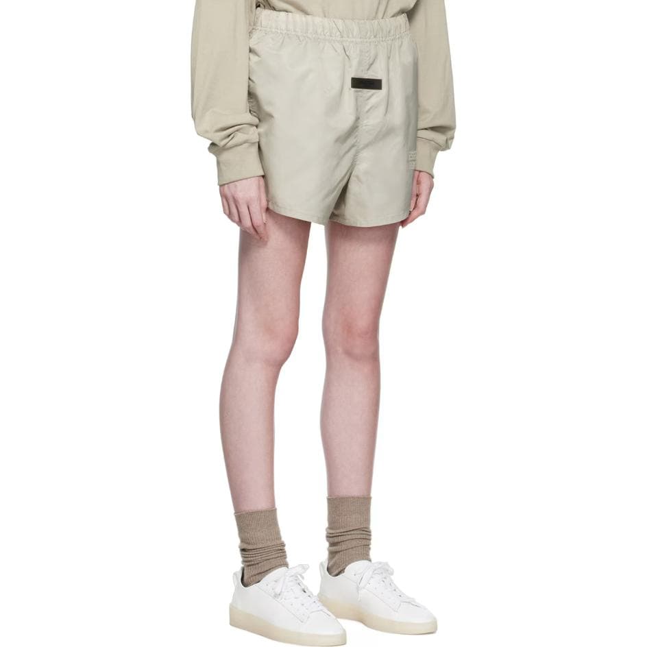 Fear of God Essentials FW22 Nylon Running Shorts Smoke Logo