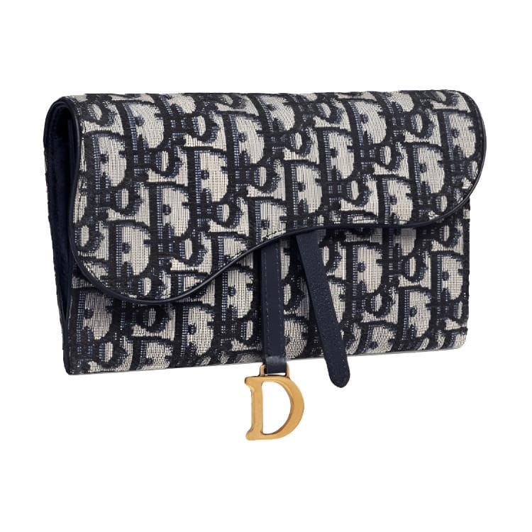 Dior Saddle Oblique Denim Blue