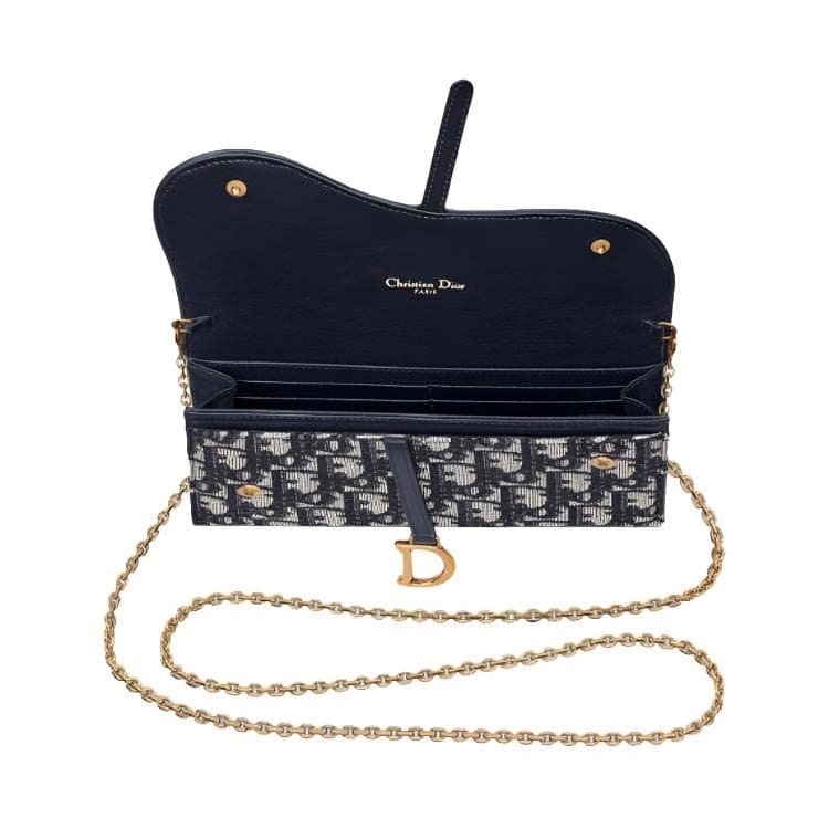 Dior Saddle Oblique Denim Blue