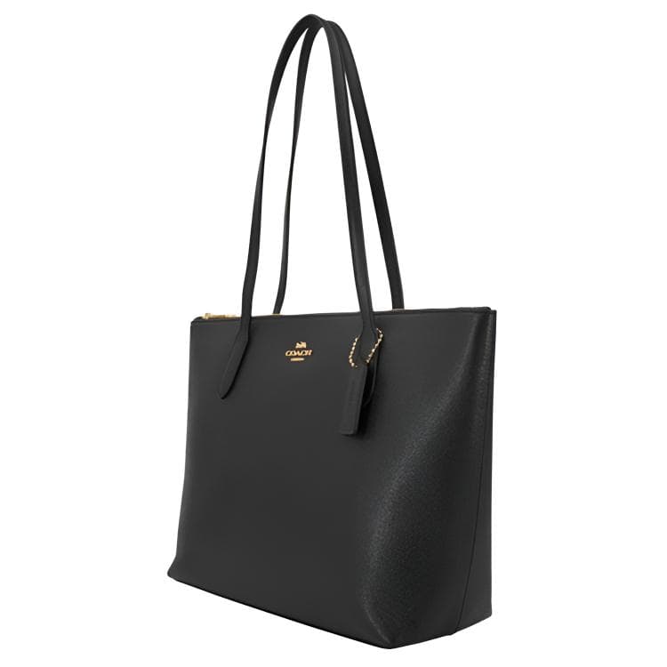 COACH Zip Top Tote 30 Black