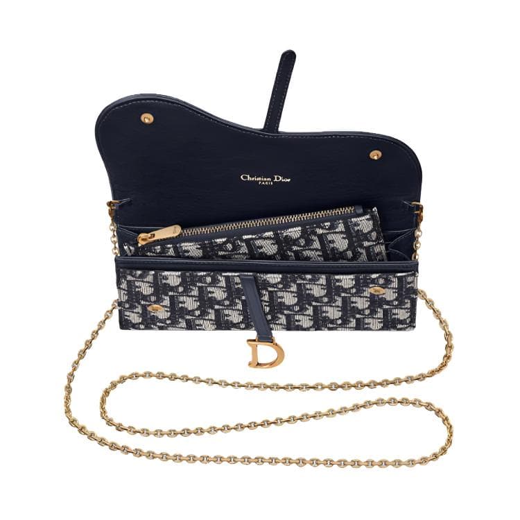 Dior Saddle Oblique Denim Blue