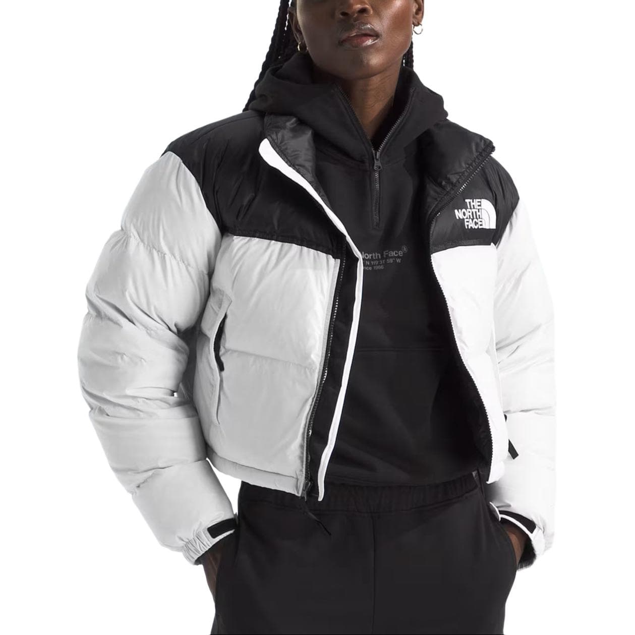 The North Face Nuptse White
