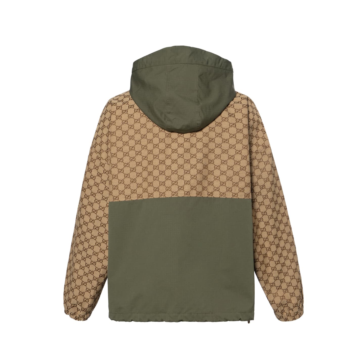 GUCCI Loose Fit Hoodie Jacket Green