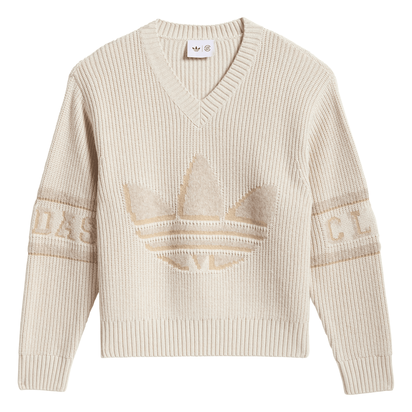 adidas Originals CLOT FW25 SST Crochet TT V-Neck Sweater