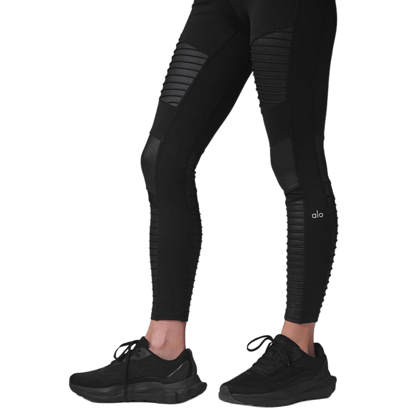 Alo Yoga Moto Leggings Black