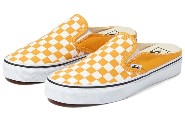 Vans Slip-On Mule White Checkerboard