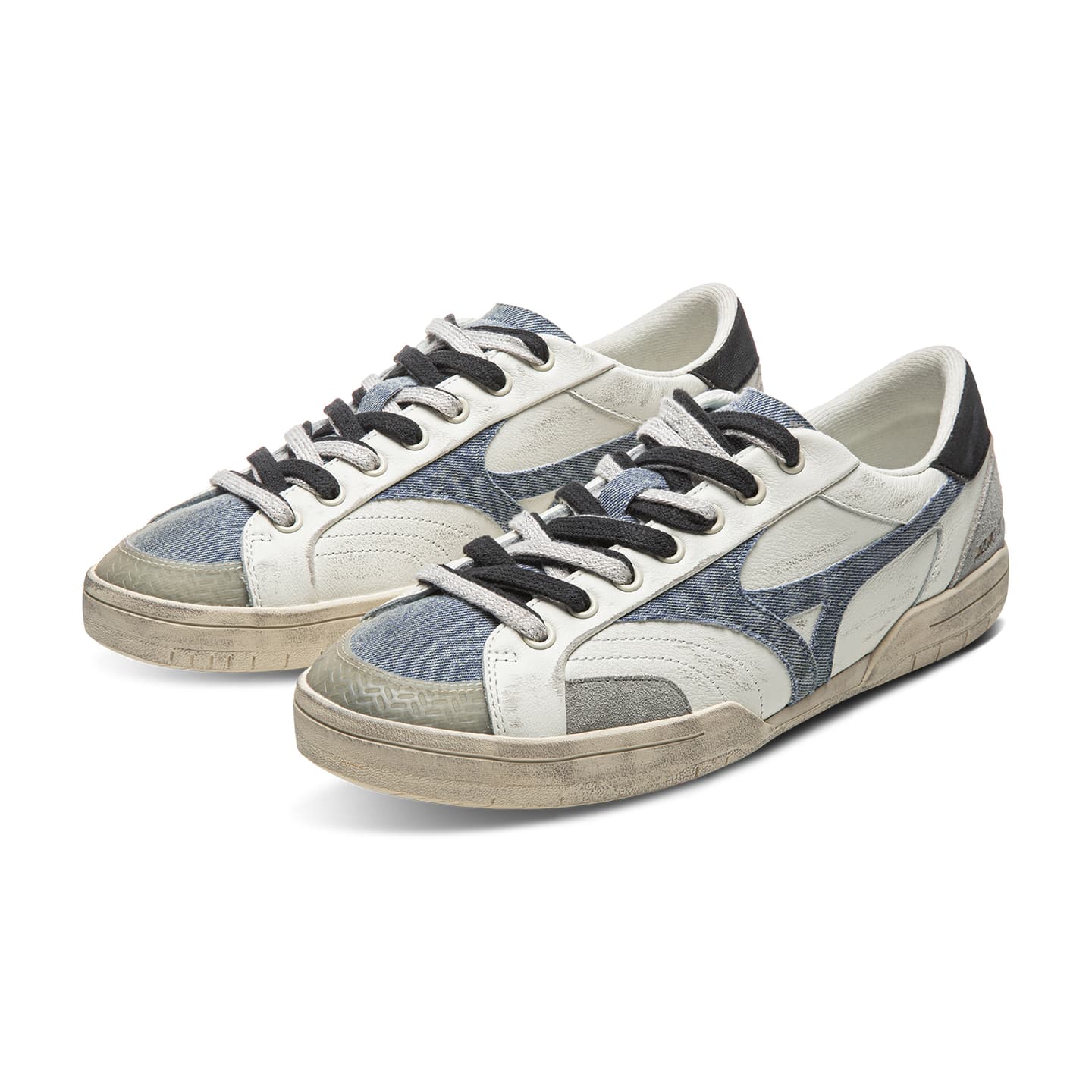 Mizuno CT CLUB Vintage Denim Low Top Sneakers Off White