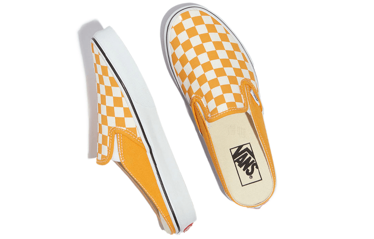 Vans Slip-On Mule White Checkerboard