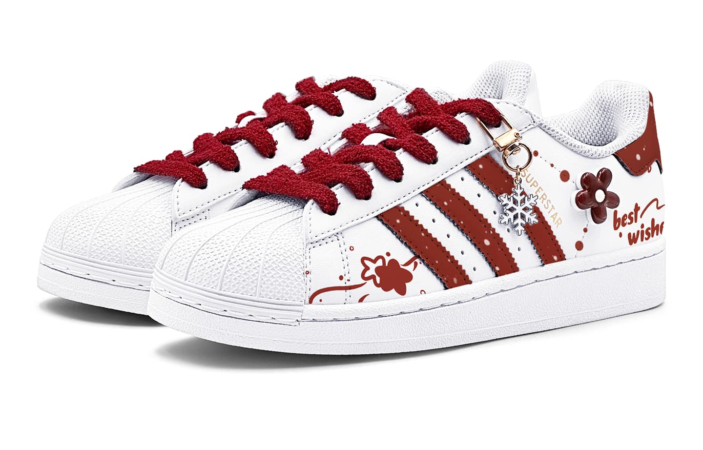 adidas Originals Superstar White Red