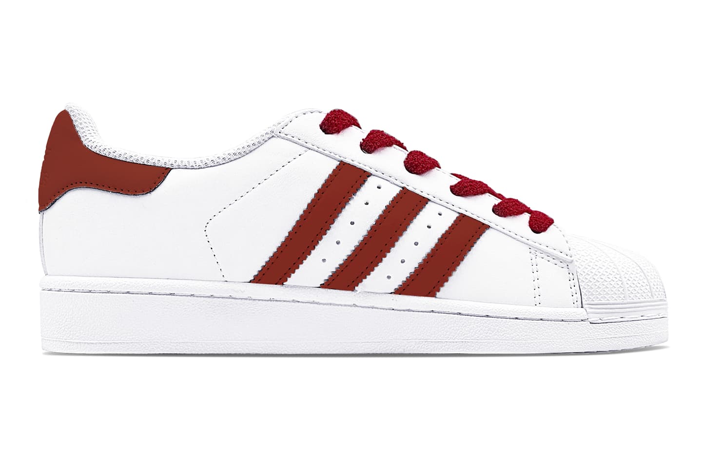 adidas Originals Superstar White Red