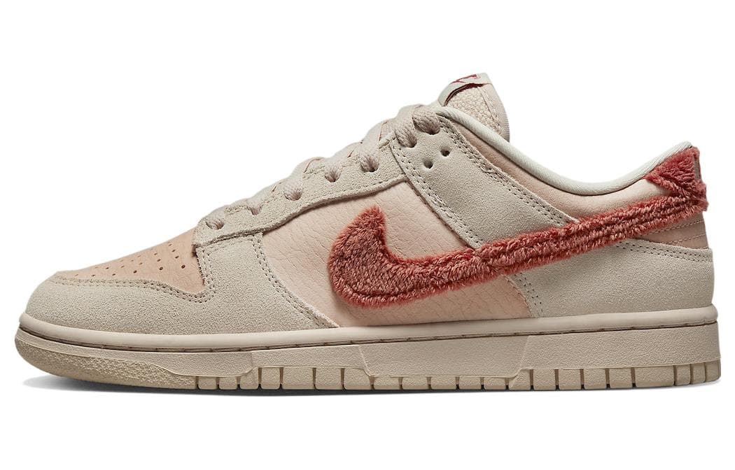 Nike Dunk Low "Terry Swoosh" Beige