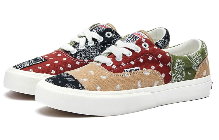 Vision Street Wear Low Top Patchwork Sneakers