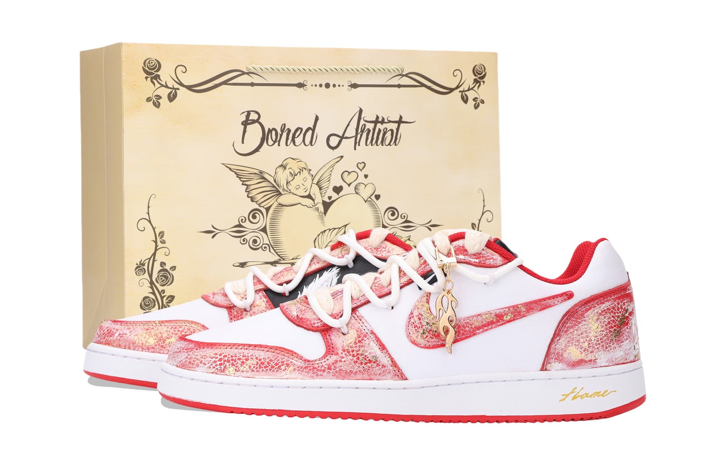 Nike Ebernon White Red