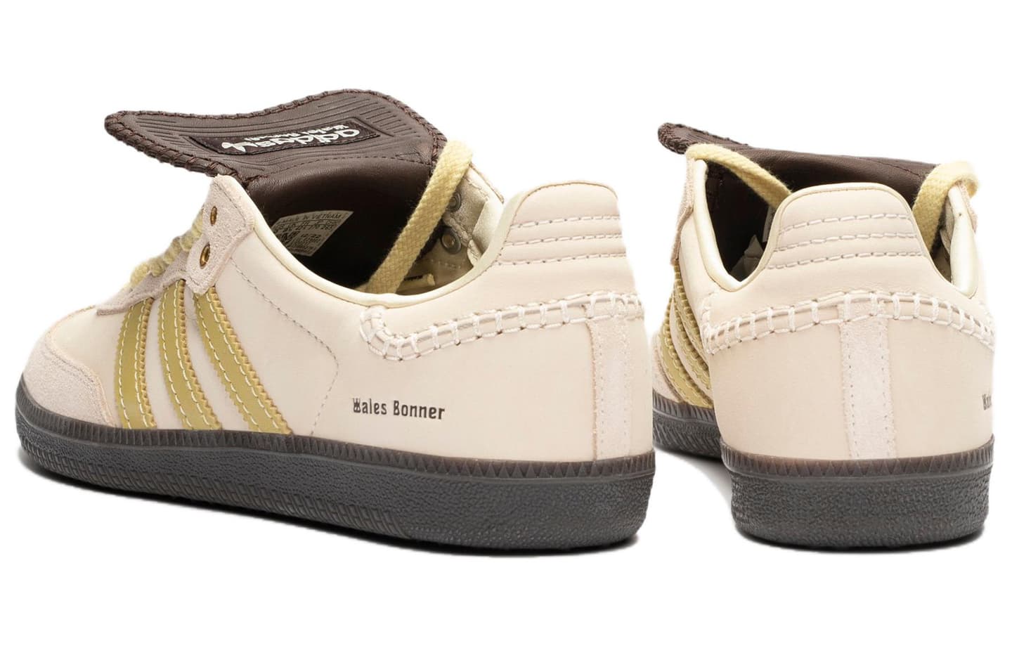 Wales Bonner x adidas Samba Nubuck White Brown
