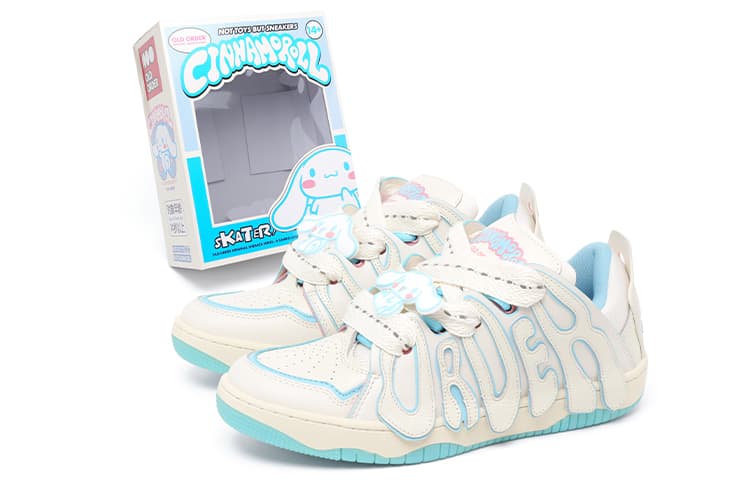 Sanrio Cinnamoroll x Old Order Skater 001 White Blue
