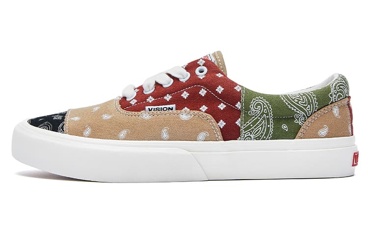 Vision Street Wear Low Top Patchwork Sneakers