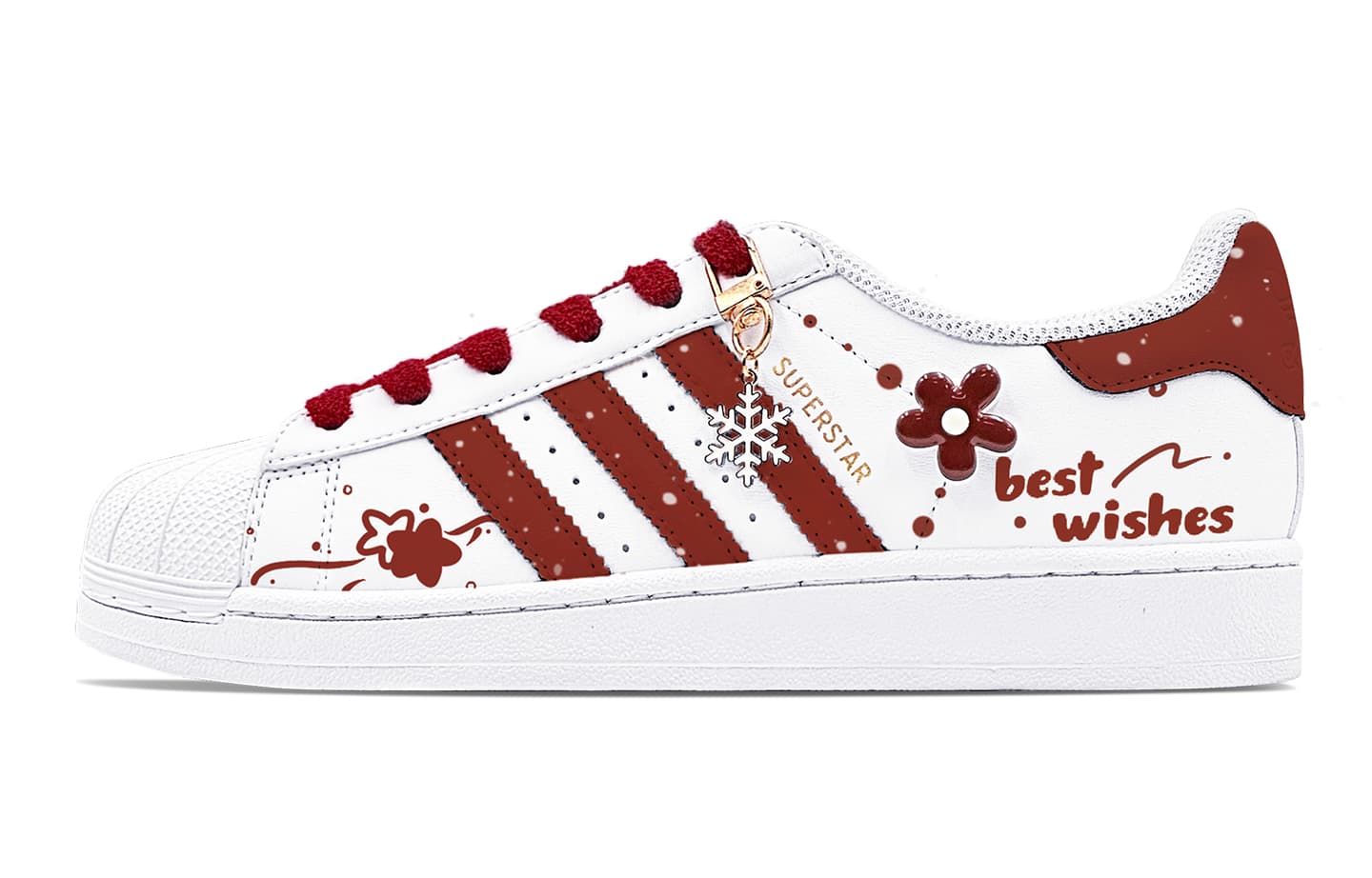 adidas Originals Superstar White Red