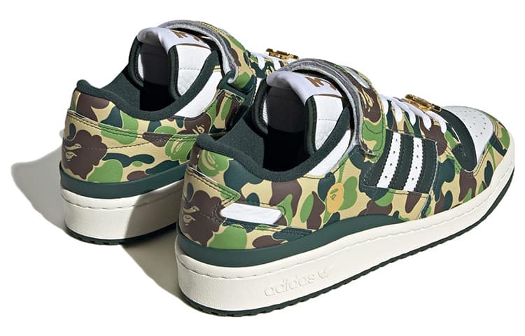 A BATHING APE x adidas Forum 84 Low Green