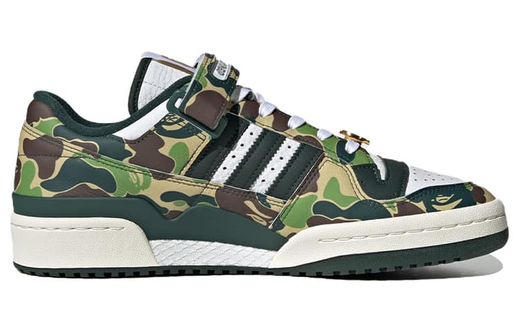 A BATHING APE x adidas Forum 84 Low Green