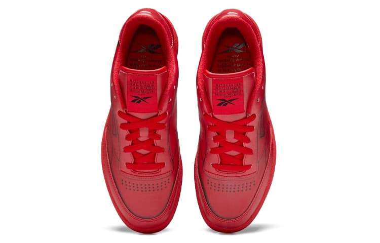 Maison Margiela x Reebok Club C Red
