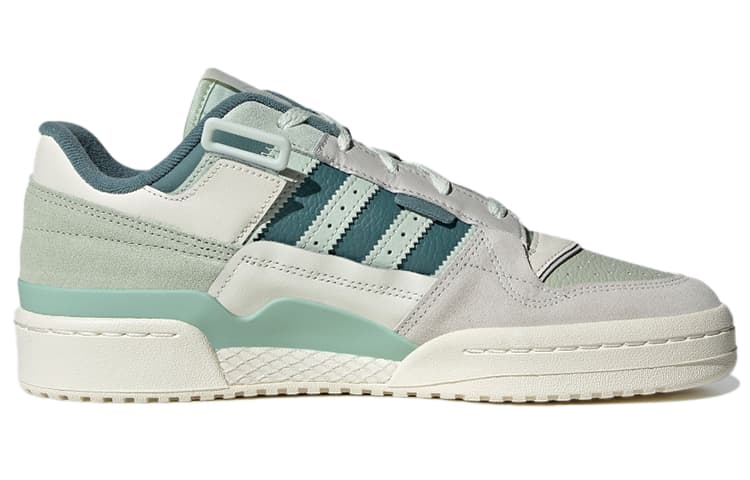 adidas Forum Exhibit Low White Brown Green