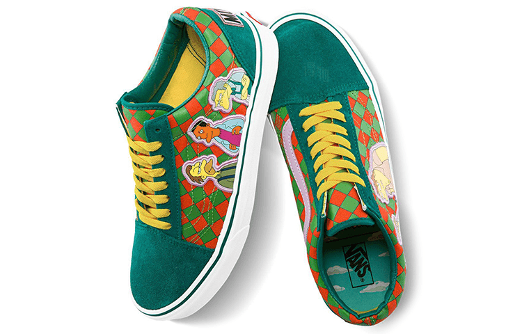Vans Old Skool "The Simpsons" Deep Green
