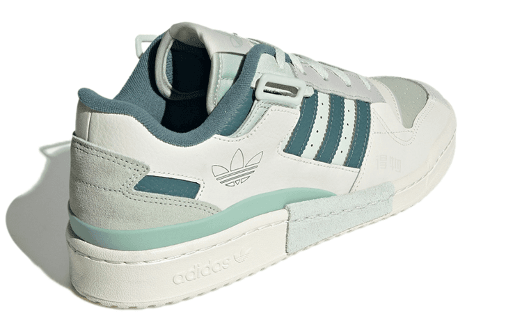 adidas Forum Exhibit Low White Brown Green
