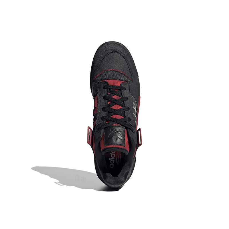 adidas Forum Exhibit Low Black Red