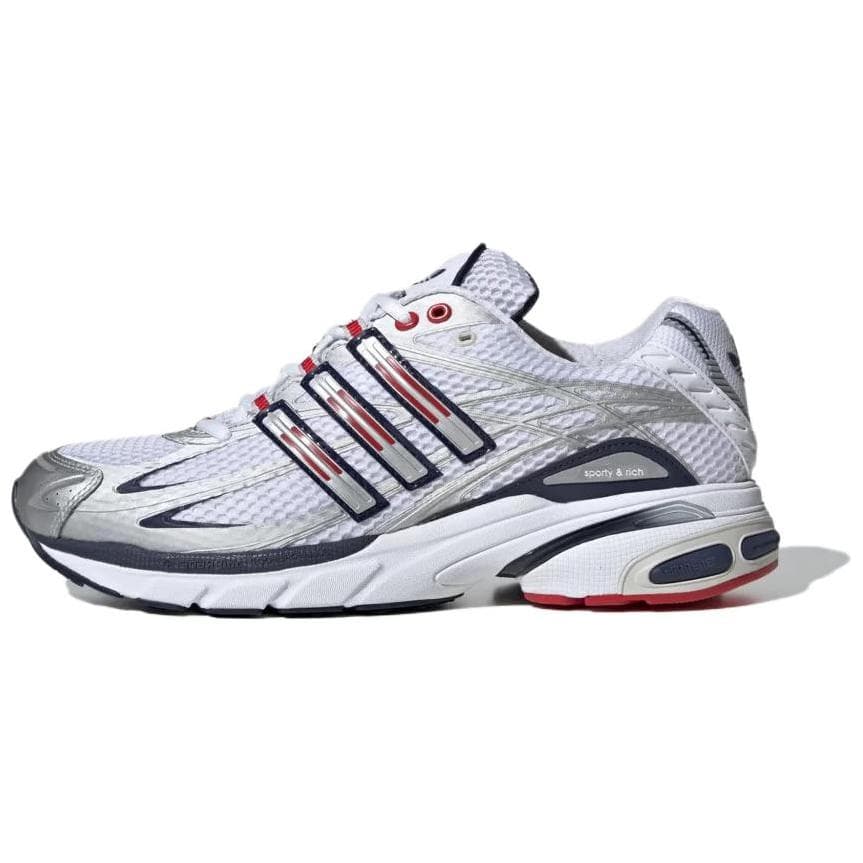 SPORTY & RICH x adidas Adistar CS Silver