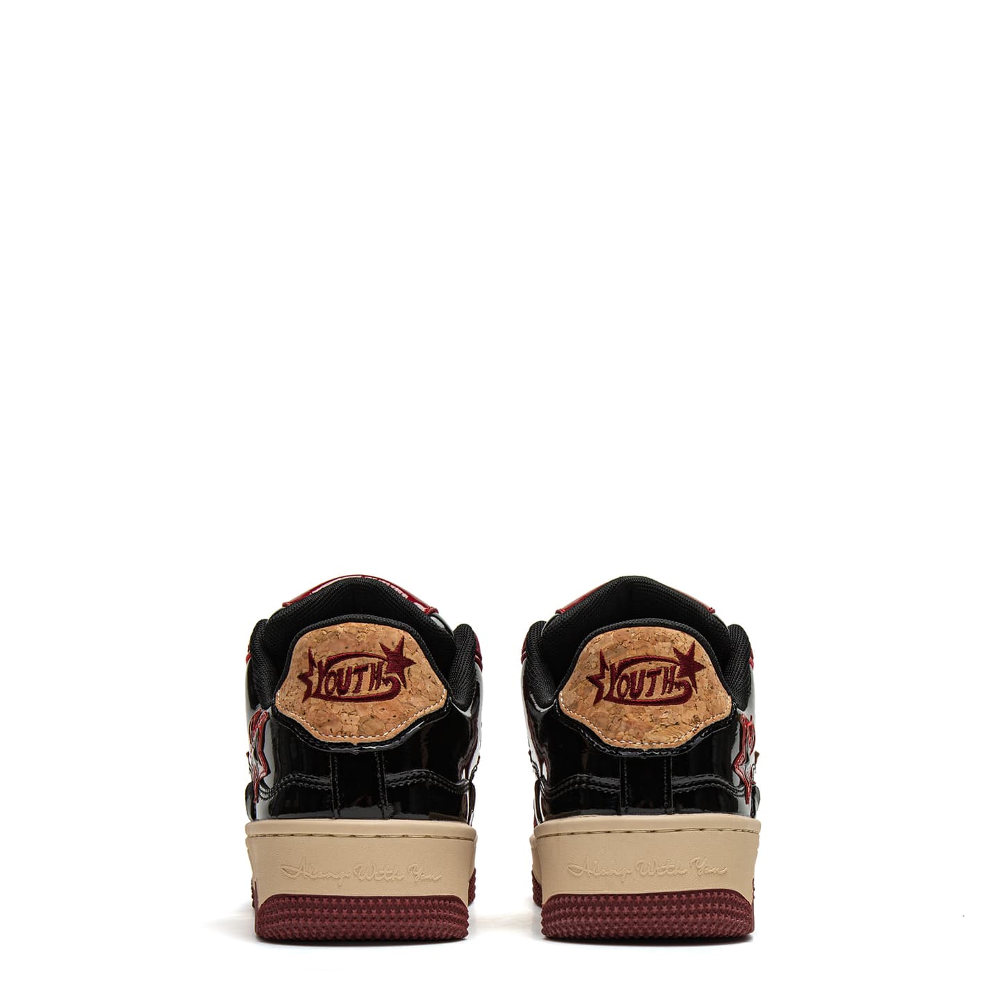 Youthloser Burgundy Low Sneakers