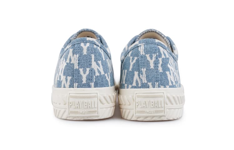 MLB Low Canvas Blue White