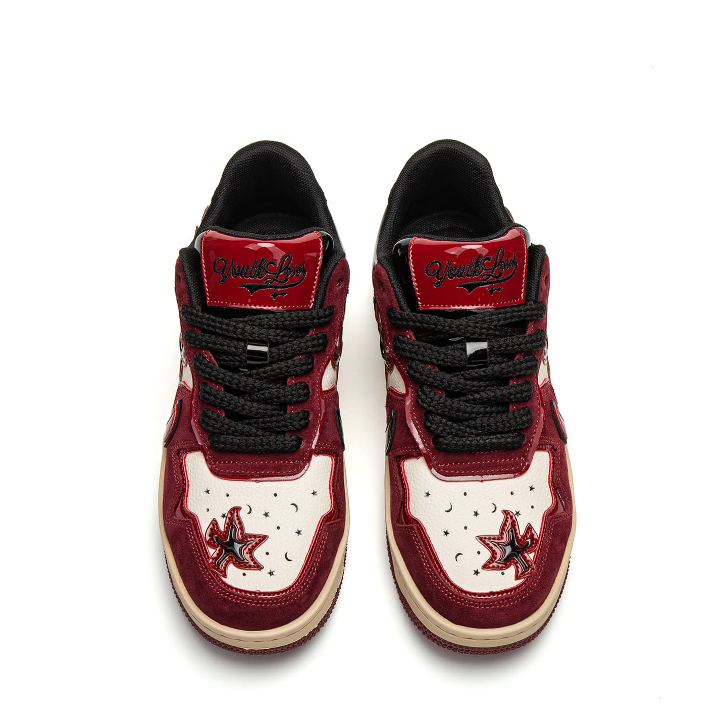 Youthloser Burgundy Low Sneakers