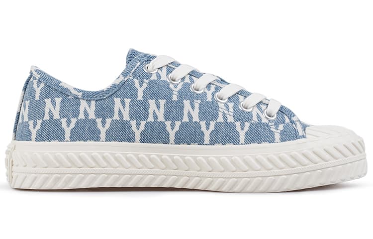 MLB Low Canvas Blue White
