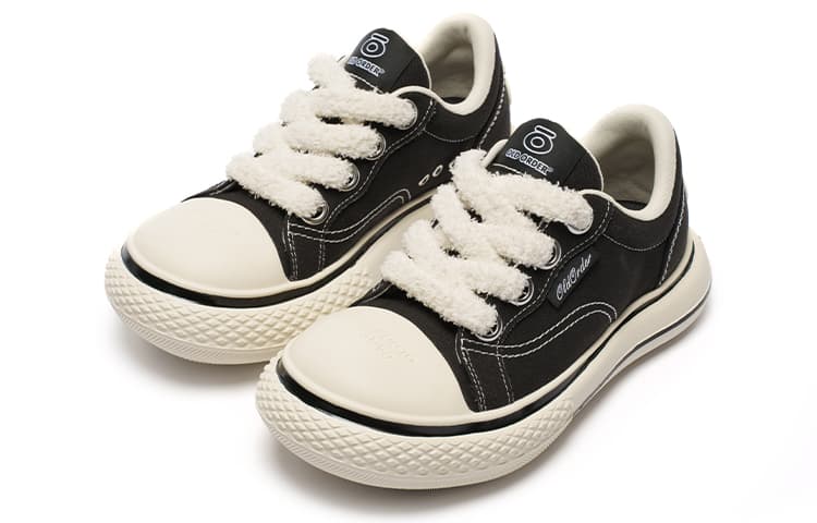 OLD ORDER Canvas Low Black