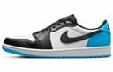 Jordan Air Jordan 1 Low "Black and Dark Powder Blue"
