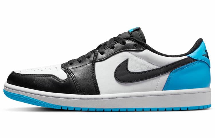 Jordan Air Jordan 1 Low "Black and Dark Powder Blue"