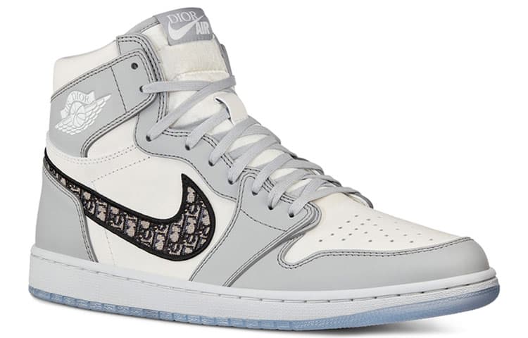 Dior x Air Jordan 1 High OG White Grey
