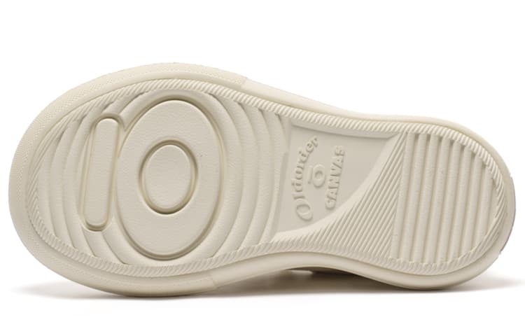 OLD ORDER Low Canvas Sneakers White