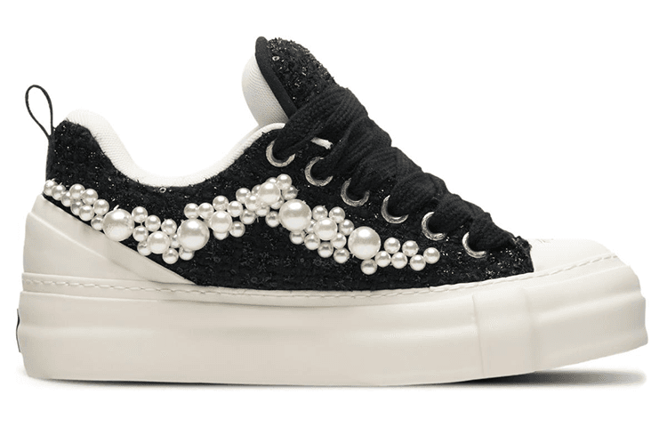xVESSEL Pearl Tweed Low Top