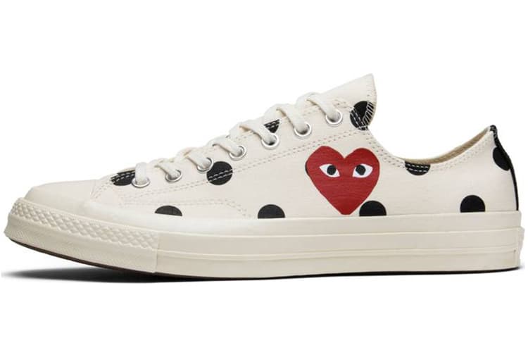 CDG Play x Converse Chuck Taylor All Star 70 Ox White Black