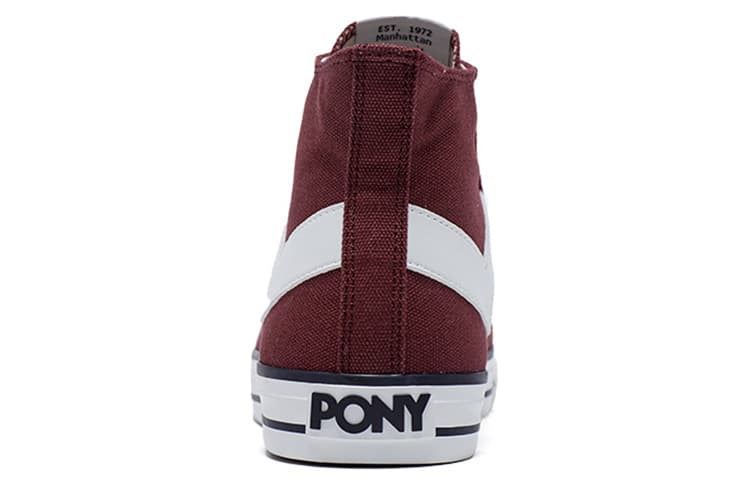Pony Shooter High Top Burgundy
