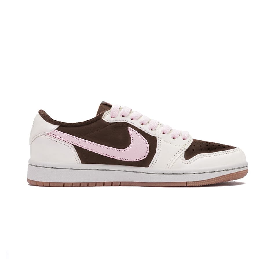 Travis Scott x Air Jordan 1 Low "Brown Pink"