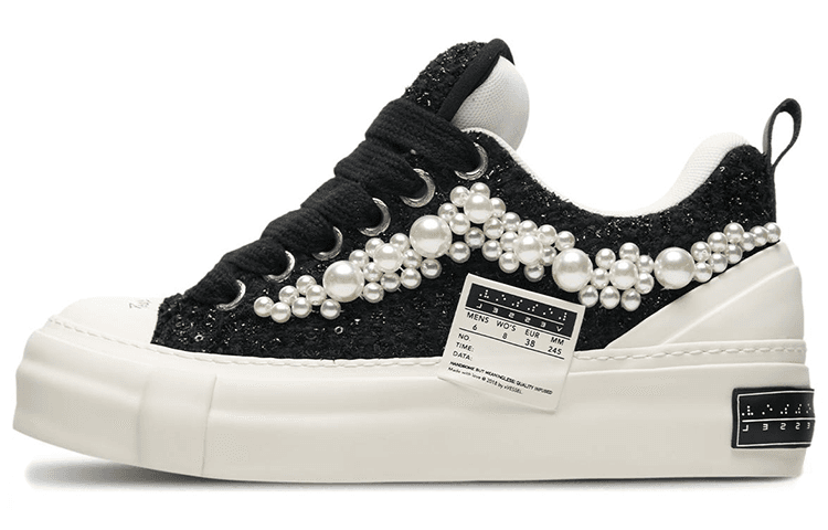 xVESSEL Pearl Tweed Low Top