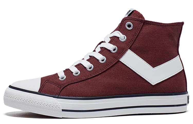 Pony Shooter High Top Burgundy