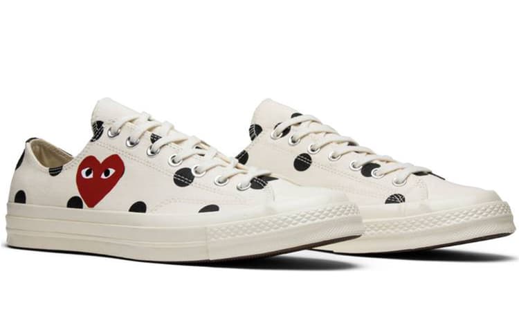 CDG Play x Converse Chuck Taylor All Star 70 Ox White Black