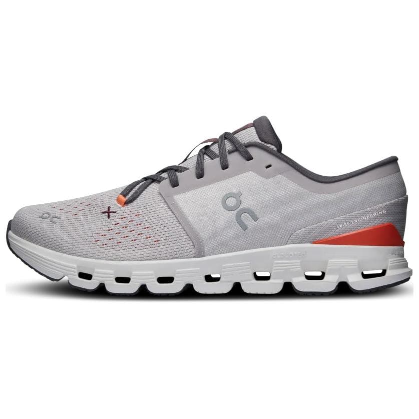 On Cloud X 4 Silver Red