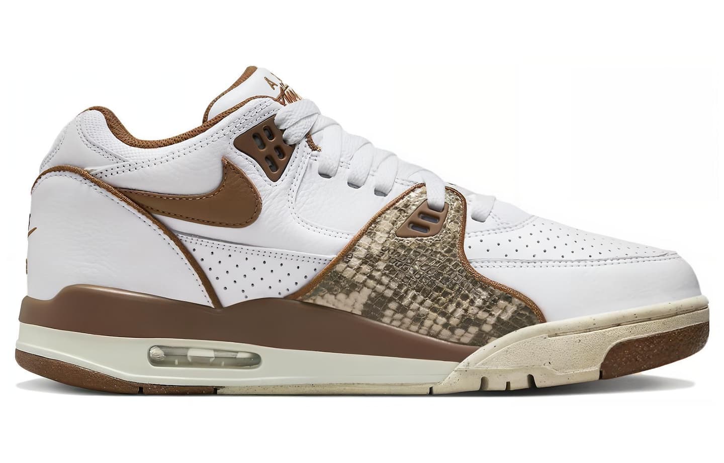 Stussy x Nike Air Flight 89 "White and Pecan"