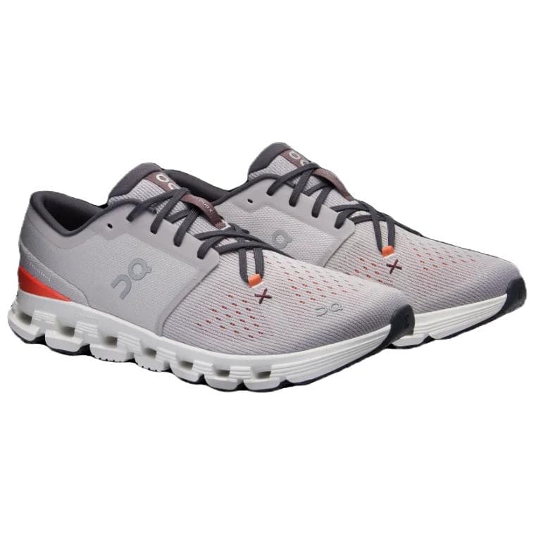 On Cloud X 4 Silver Red