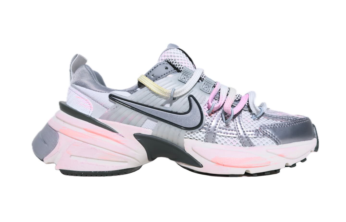 Nike V2K Run Pink Silver
