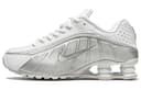Nike Shox R4 "White and Metallic Silver"